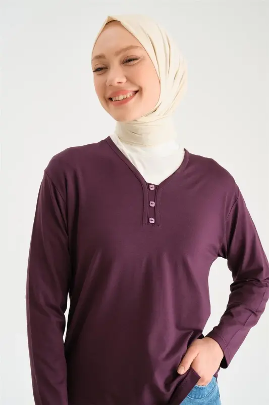 Armine Penye 24Yd9043 Mürdüm - 3