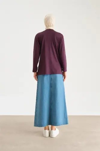 Armine Penye 24Yd9043 Mürdüm - 5