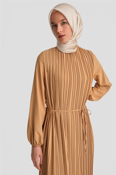Armine Piliseli Elbise 24Yd9435 Camel - ARMINE (1)