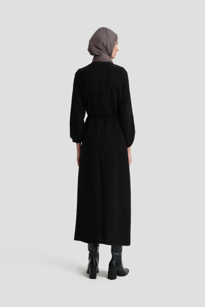 Armine Pleated Dress 24Yd9435 Black - 8