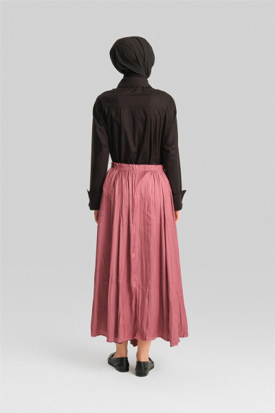 Armine Pleated Skirt, Crinkled Look, 24Yd5601, Rose - 10