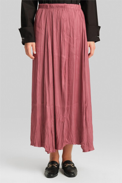 Armine Pleated Skirt, Crinkled Look, 24Yd5601, Rose - 3
