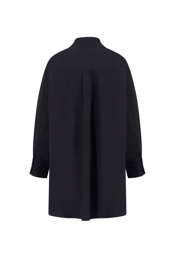 Armine Pocket Gabardine Shirt Jacket 24K3603 Black - 16
