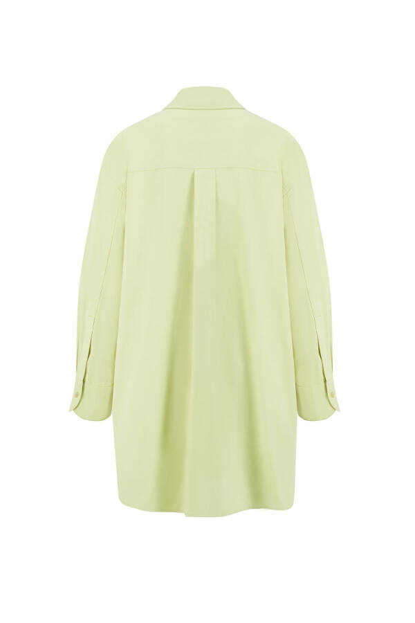 Armine Pocketed Gabardine Shirt Jacket 24K3603 Green - 7