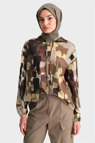 Armine Printed Scuba Sweat 24K4307 Green - 9