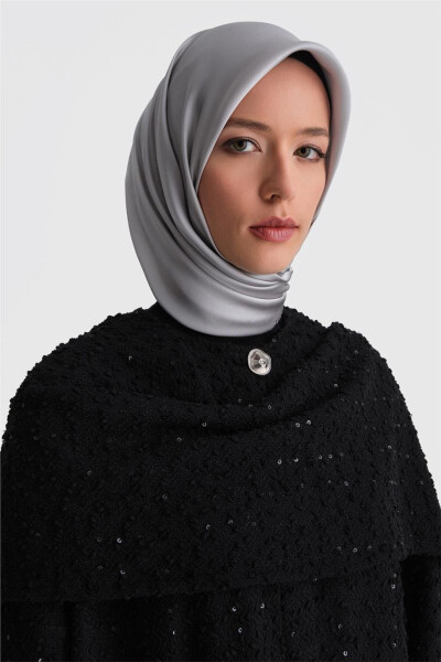 Armine Pullu Kumaşlı Asimetrik Hırka 25K5607 Siyah - 9