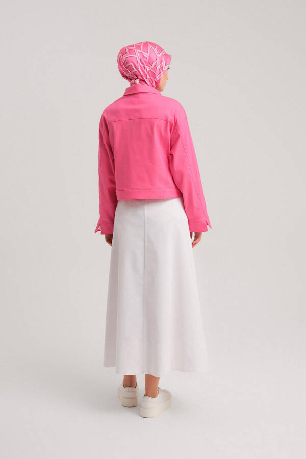 Armine Qisqa Denim Ko'ylagi 24Y5405 Orkide - 14