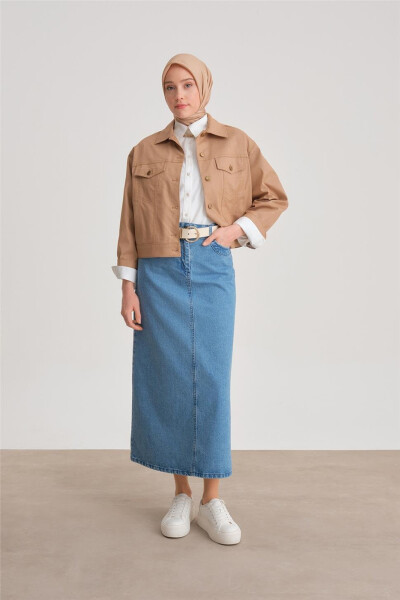 Armine Qisqa Jinsi Ko'ylagi (24Y5405), Turap - 2