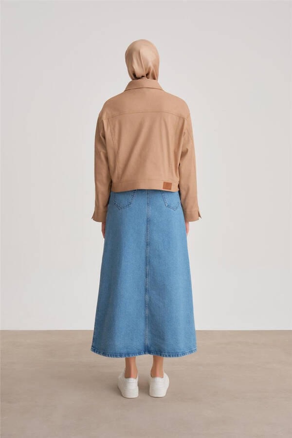 Armine Qisqa Jinsi Ko'ylagi (24Y5405), Turap - 5