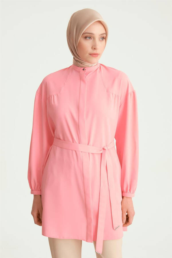 Armine Robed Belted Tunic 24Y4007 Sugar Pink - 8