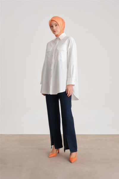 Armine Shirt ORT3443 Ecru - 7