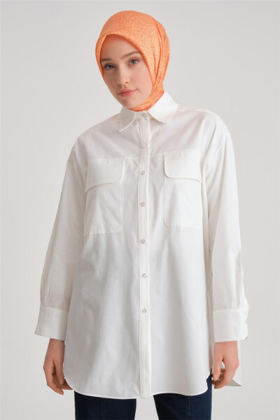 Armine Shirt ORT3443 Ecru - 9