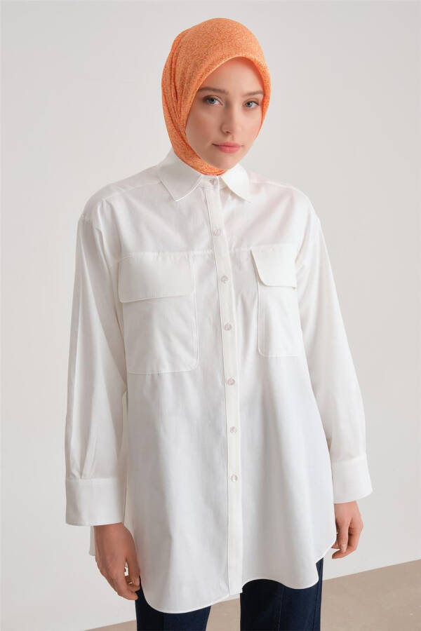 Armine Shirt ORT3443 Ecru - 4