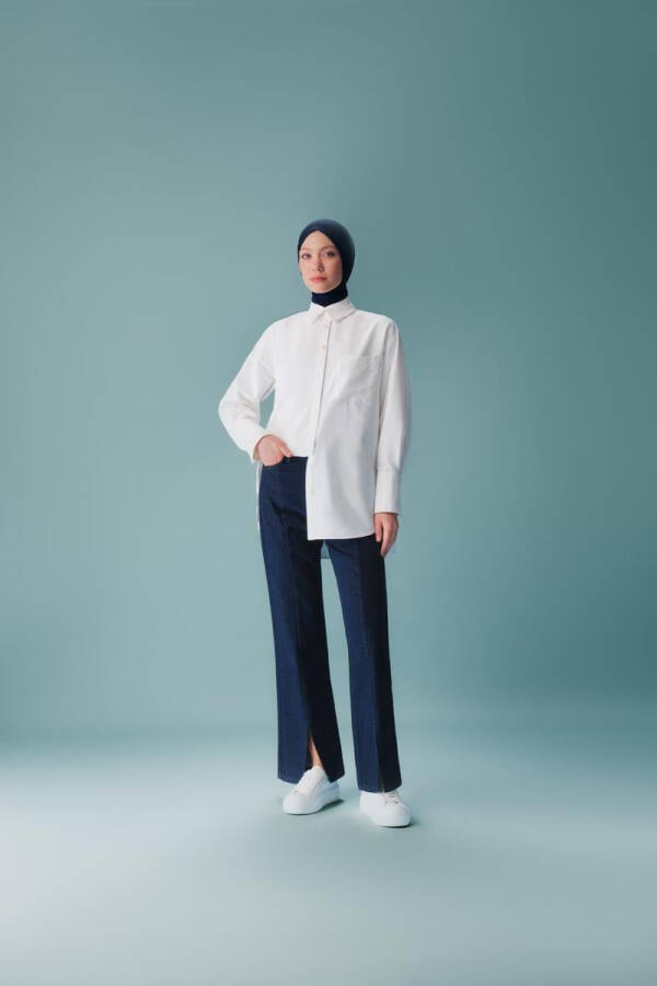 Armine Shirt ORT3444 Ecru - 2