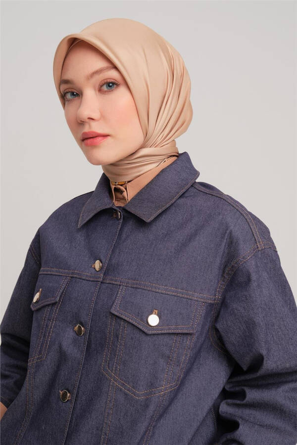 Armine Short Denim Jacket 24Y5405 Navy - 4
