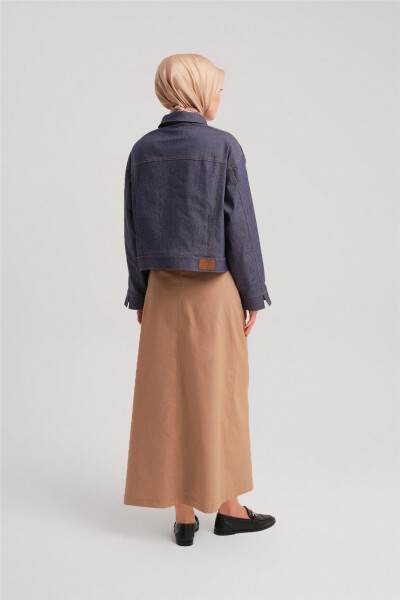 Armine Short Denim Jacket 24Y5405 Navy - 6