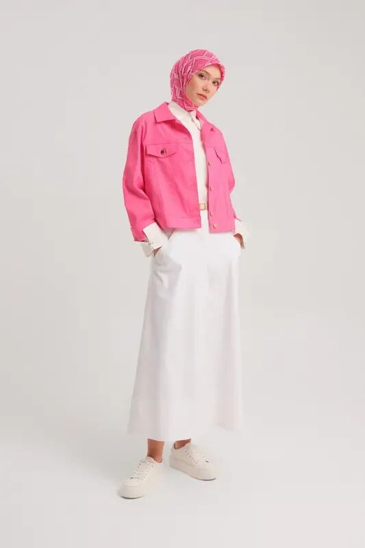 Armine Short Denim Jacket 24Y5405 Orchid - 4