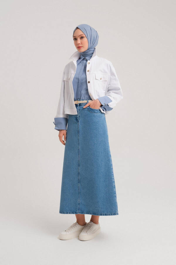 Armine Short Denim Jacket 24Y5405 White - 3