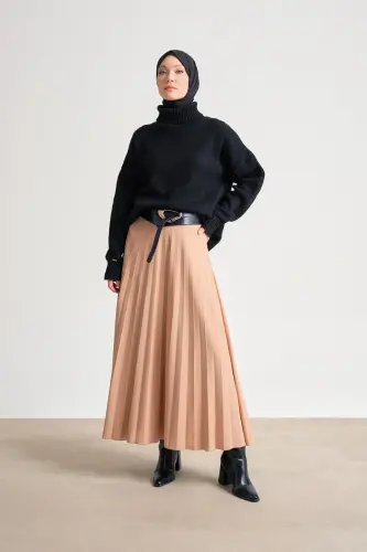 Armine Skirt Ort1535 Beige - ARMINE (1)