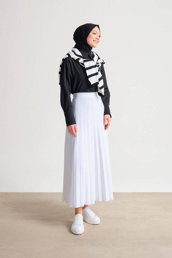 Armine Skirt Ort1535 Ecru - 9