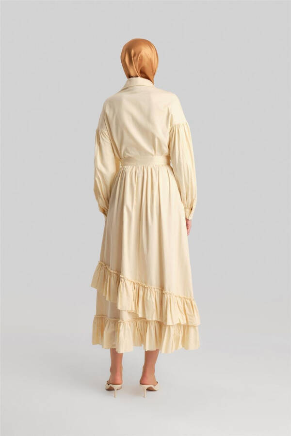 Armine Skirt with Ruffled Hem 24Y1638 Moonstone - 6