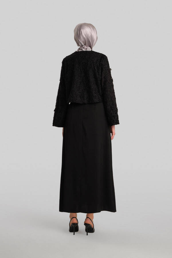 Armine Stone and Floral Jacket 24Y5415 Black - 12