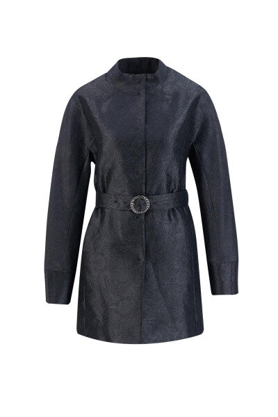 Armine Stone Buckle Jacquard Cover 24K7505 Black - 13