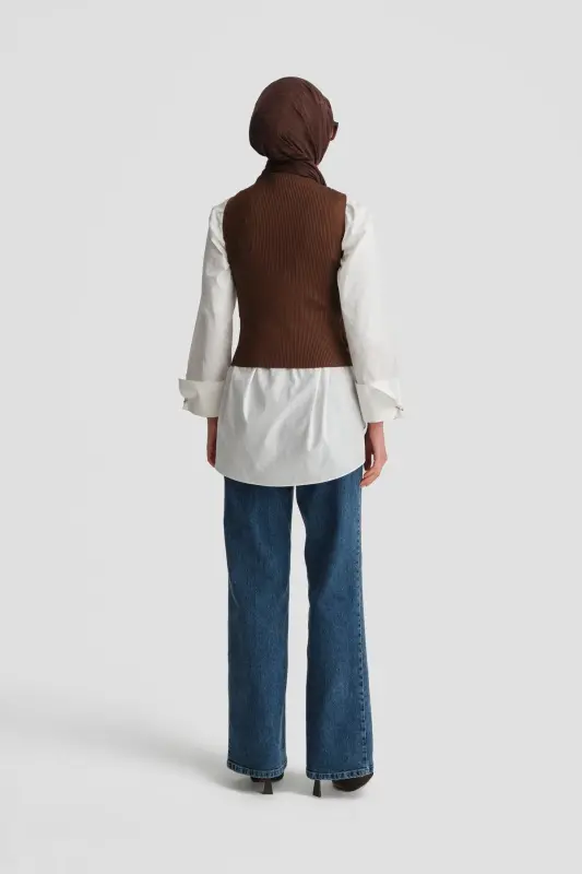 Armine Stone Knit 24KD2807 Bitter Coffee - 5
