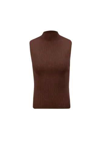 Armine Stone Knit 24KD2807 Bitter Coffee - 6
