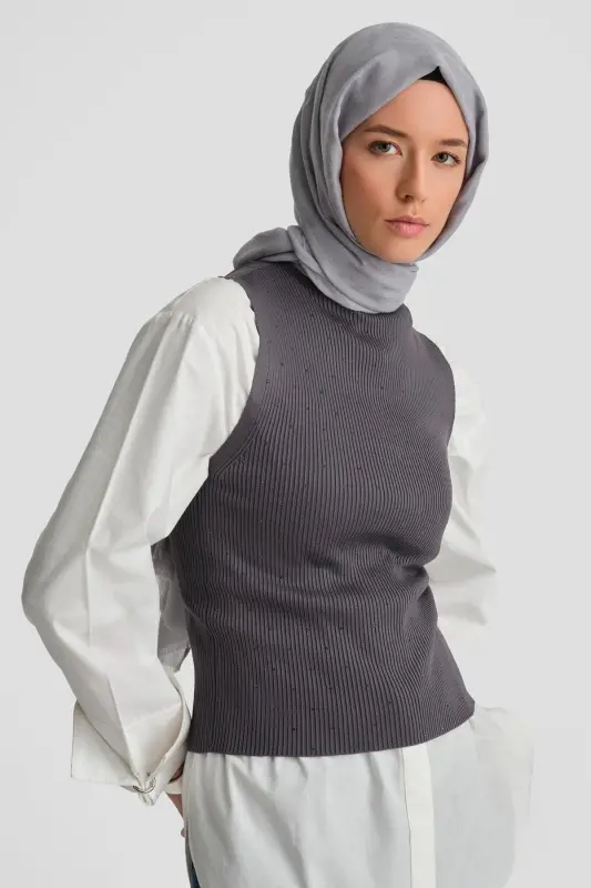 Armine Stone Knit 24KD2807 Smoke - 3