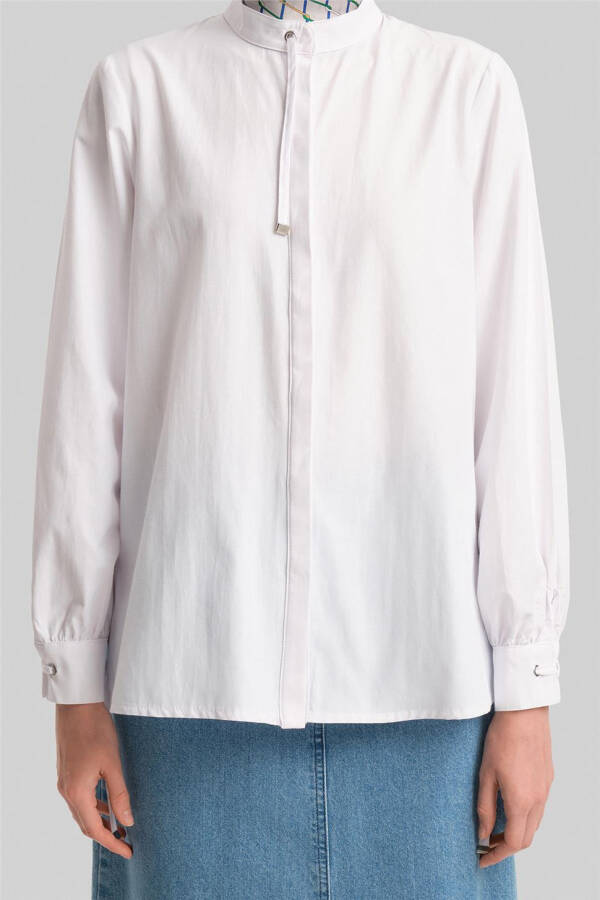 Armine Stripe Detail Shirt 24Y3532 White - 5
