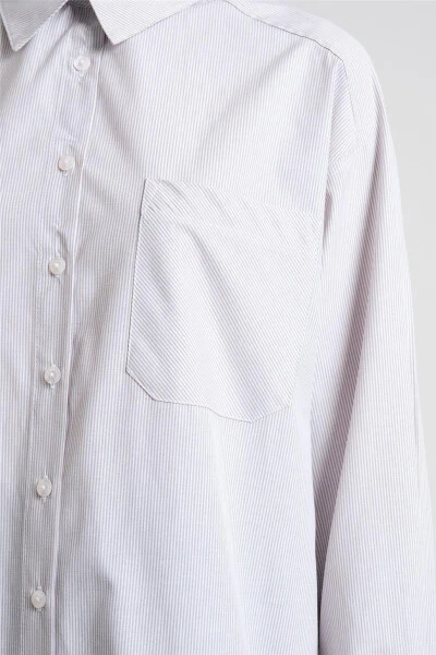 Armine Striped Shirt ORT3440 Beige - 4