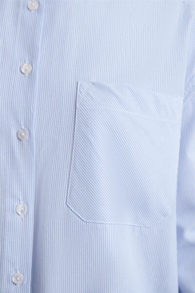 Armine Striped Shirt ORT3440 Blue - 4