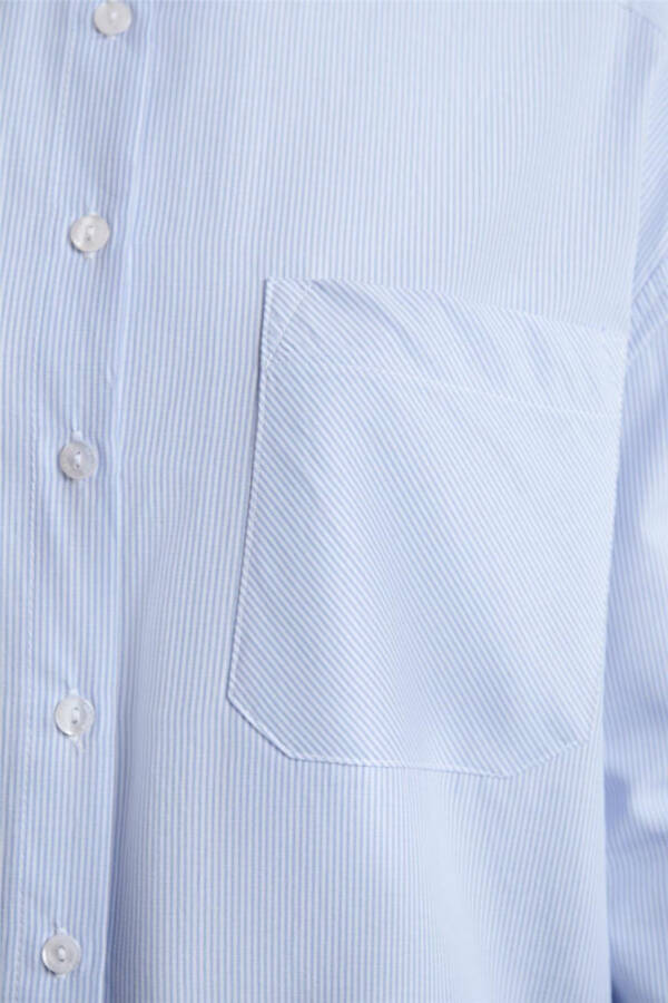 Armine Striped Shirt ORT3440 Blue - 4