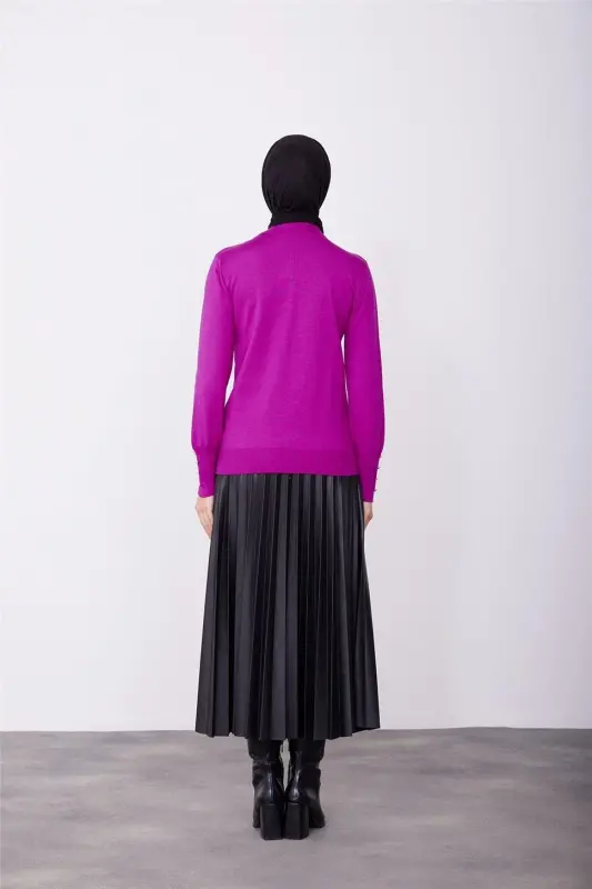 Armine Sweater 23Kd2801 Fuchsia - 4