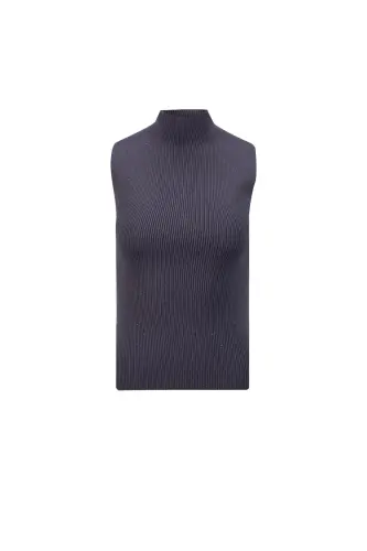 Armine Taşlı Triko 25KD2807 Füme - 7