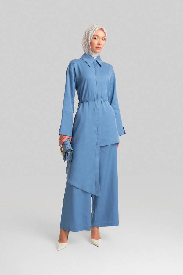 Armine Tencel Palazzo Pants 24Y2615 Indigo - 1