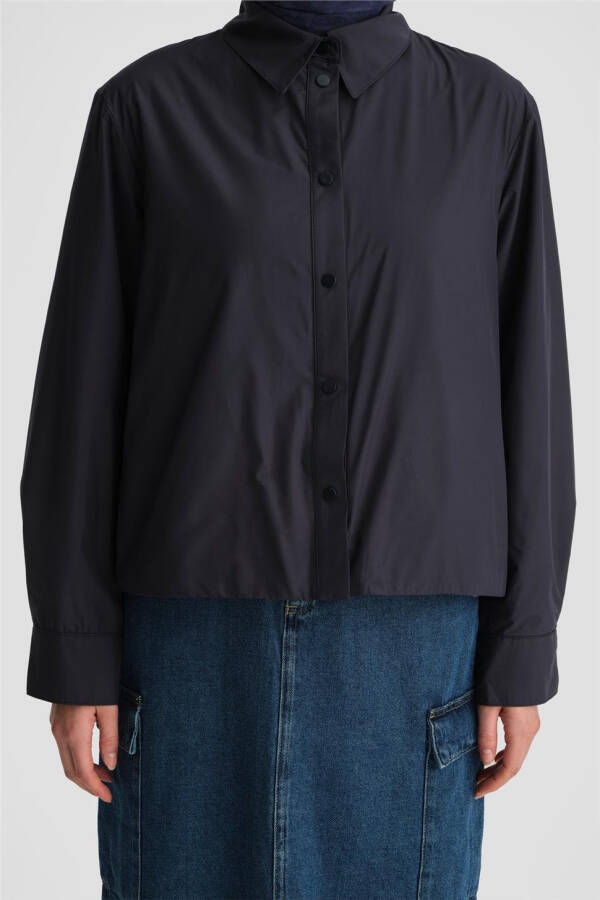 Armine Thin Foldable Jacket 24k5717 Navy - 11