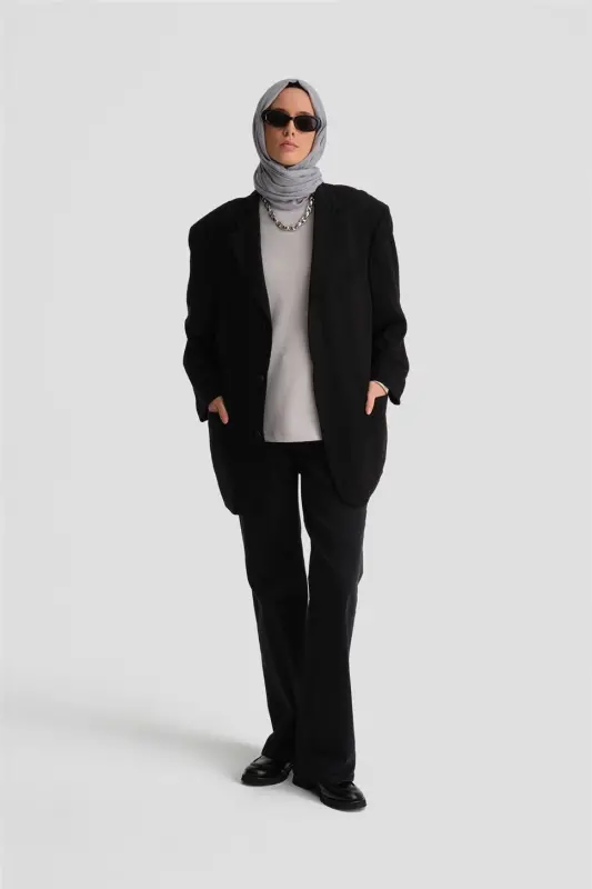 Armine Tişört Ortd9033 Gri - ARMINE