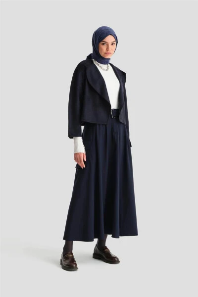 Armine To'qilgan Ko'ylagi 24K5715 Ko'k - 8