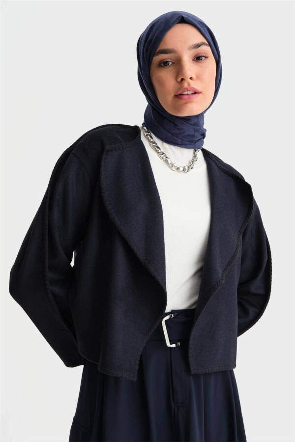 Armine To'qilgan Ko'ylagi 24K5715 Ko'k - 10