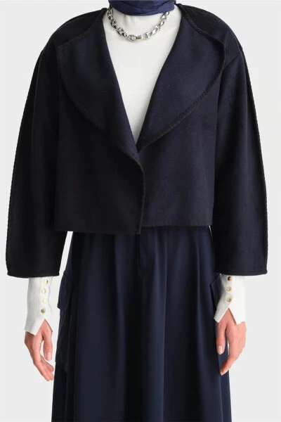 Armine To'qilgan Ko'ylagi 24K5715 Ko'k - 11