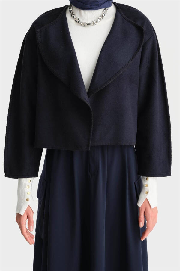 Armine To'qilgan Ko'ylagi 24K5715 Ko'k - 11