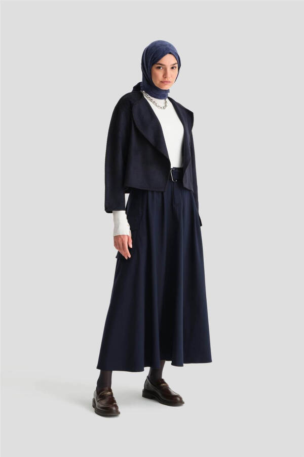 Armine To'qilgan Ko'ylagi 24K5715 Ko'k - 2