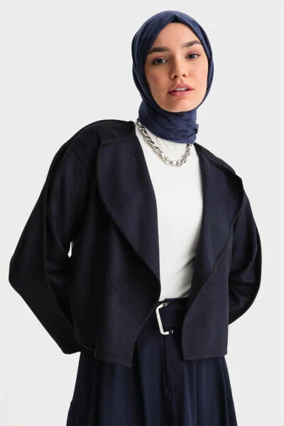 Armine To'qilgan Ko'ylagi 24K5715 Ko'k - 4