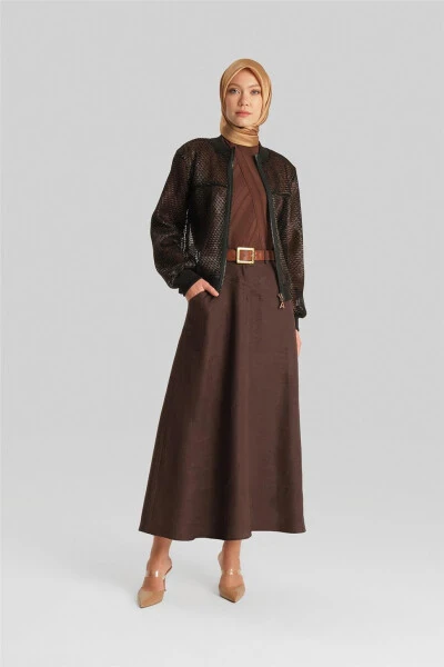 Armine To'rli Oltin Effektli Ko'ylagi 24Y5509 Qora - 8