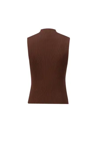 Armine Toshlı Triko 24KD2807 Achchiq Qahva 