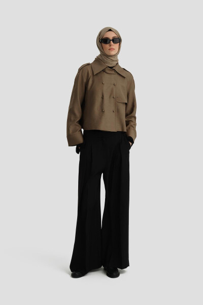 Armine Trench Ceket 24K3604 Haki - 6