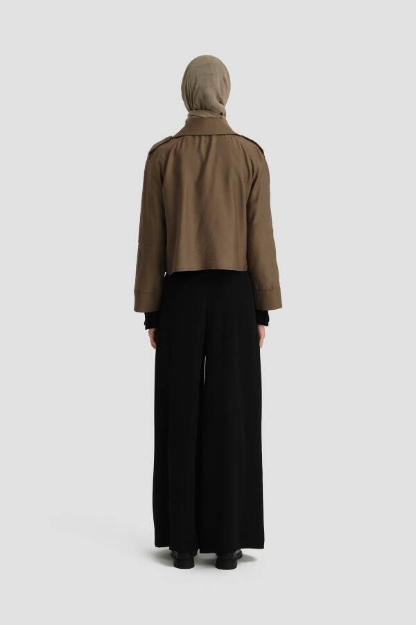 Armine Trench Ceket 24K3604 Haki - 10