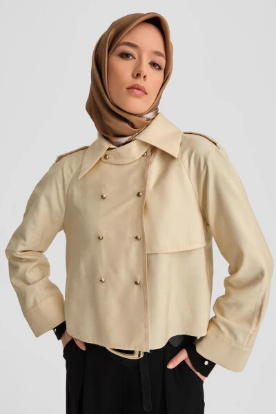 Armine Trench Coat 24K3604 Moonstone - 16